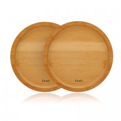 Ewen Bamboo Plant Pot Stand, Bamboo Stand for Cups, Bowls, Bamboo Craft for Home Decor
